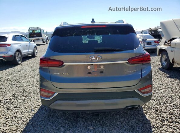 5NMS5CAA2KH042031 2019 HYUNDAI SANTA Charcoal Вид ззаду