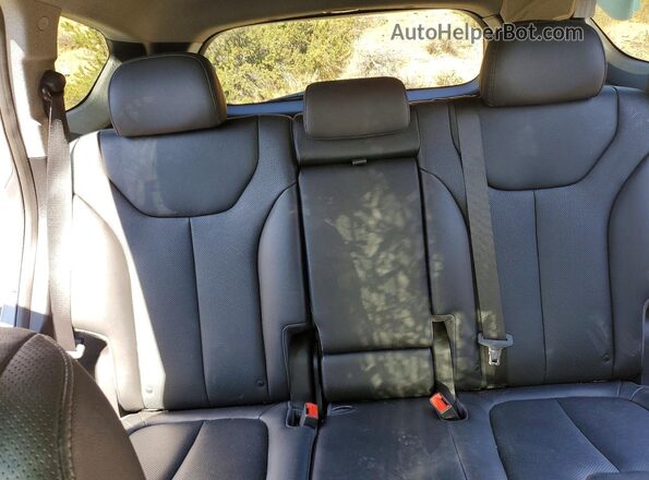 5NMS5CAA2KH042031 2019 HYUNDAI SANTA Charcoal Вид задніх сидінь