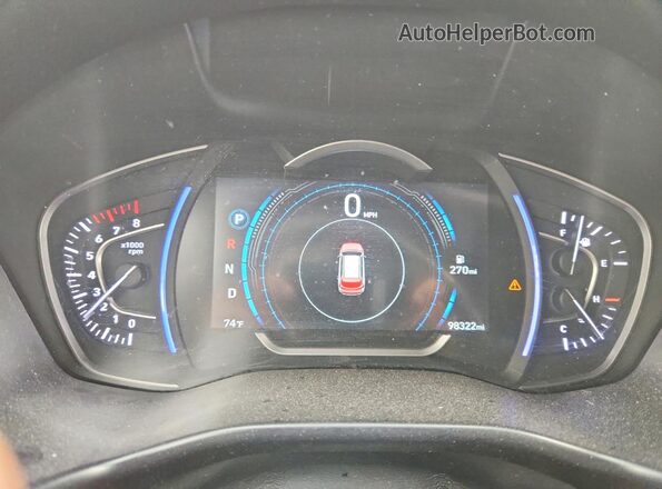5NMS5CAA2KH059265 2019 HYUNDAI SANTA Gray Vista del cuadro de instrumentos