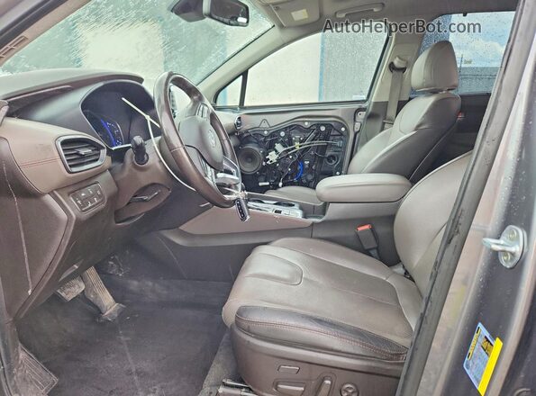 5NMS5CAA2KH059265 2019 HYUNDAI SANTA Gray Vista interior delantera
