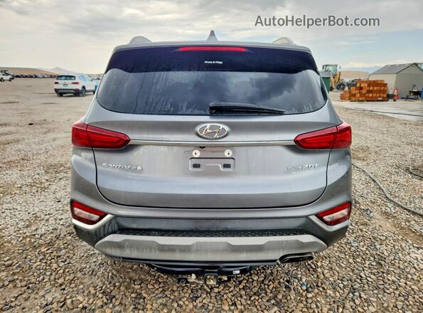 5NMS5CAA2KH059265 2019 HYUNDAI SANTA Gray Vista trasera