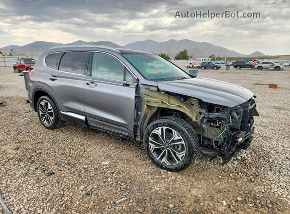 5NMS5CAA2KH059265 2019 HYUNDAI SANTA Gray Delantero derecho