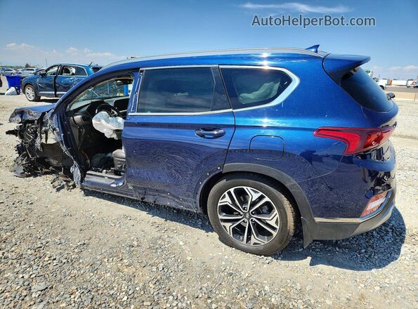 5NMS5CAA2LH275196 2020 HYUNDAI SANTA Blue Հետևի ձախ
