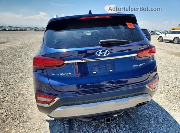 5NMS5CAA2LH275196 2020 HYUNDAI SANTA Blue Հետևի տեսք