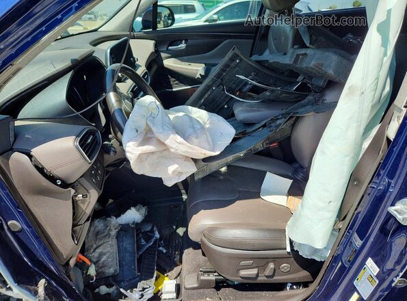 5NMS5CAA2LH275196 2020 HYUNDAI SANTA Blue Սալոնի դիմացի տեսք