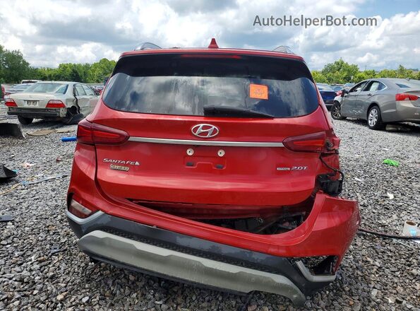 5NMS5CAA3KH066466 2019 HYUNDAI SANTA Red Rear view
