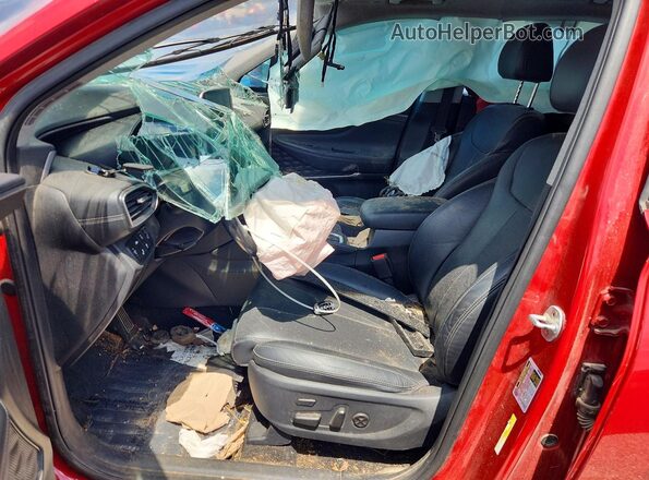 5NMS5CAA3KH066466 2019 HYUNDAI SANTA Red Front interior view