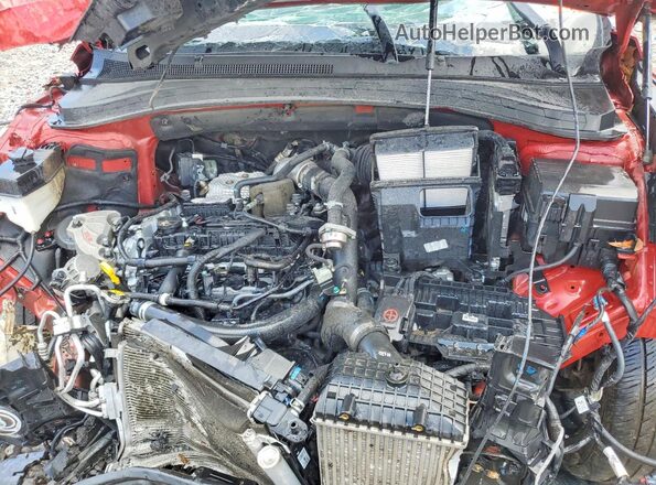 5NMS5CAA3KH066466 2019 HYUNDAI SANTA Red Engine compartment view