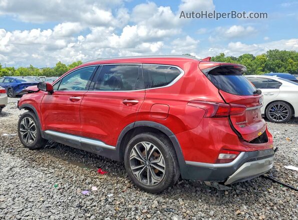 5NMS5CAA3KH066466 2019 HYUNDAI SANTA Red Rear left