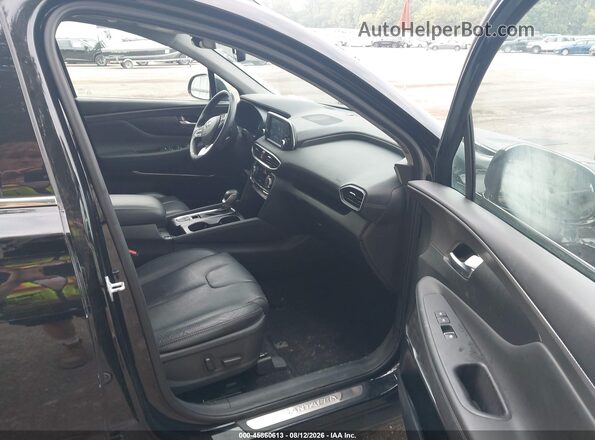 5NMS5CAA3KH093716 2019 HYUNDAI SANTA FE Black Սալոնի դիմացի տեսք
