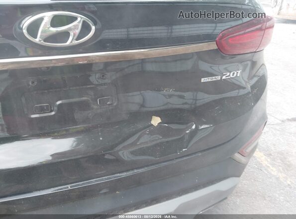 5NMS5CAA3KH093716 2019 HYUNDAI SANTA FE Black Դիմացի տեսք