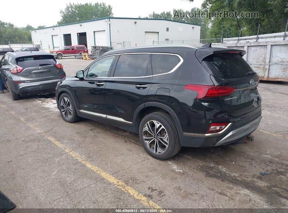 5NMS5CAA3KH093716 2019 HYUNDAI SANTA FE Black Հետևի ձախ
