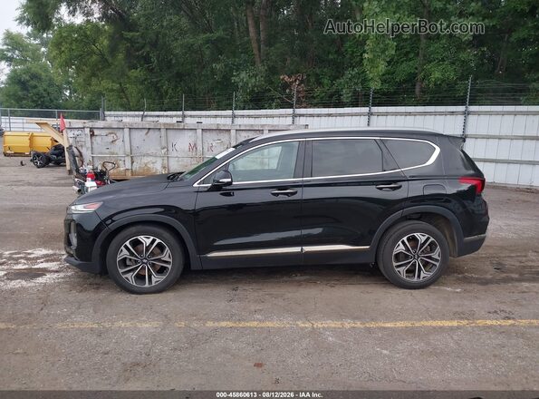 5NMS5CAA3KH093716 2019 HYUNDAI SANTA FE Black Սալոնի 360 աստիճան տեսք
