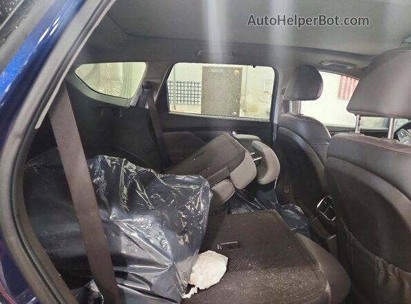 5NMS5CAA3LH237279 2020 HYUNDAI SANTA Blue Rear interior view