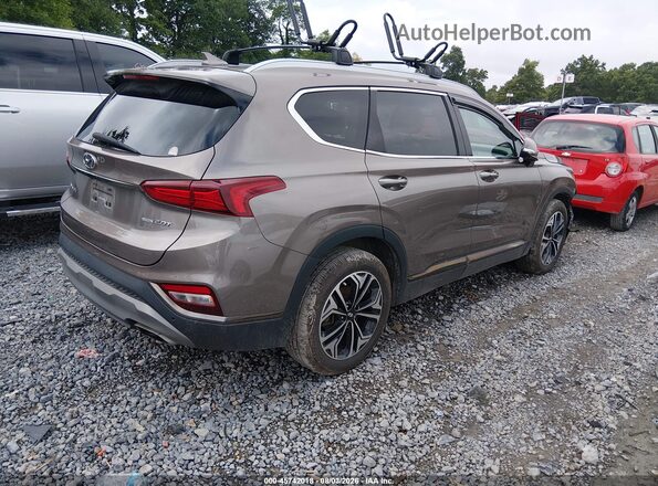 5NMS5CAA3LH267267 2020 HYUNDAI SANTA FE Brown Trasero derecho