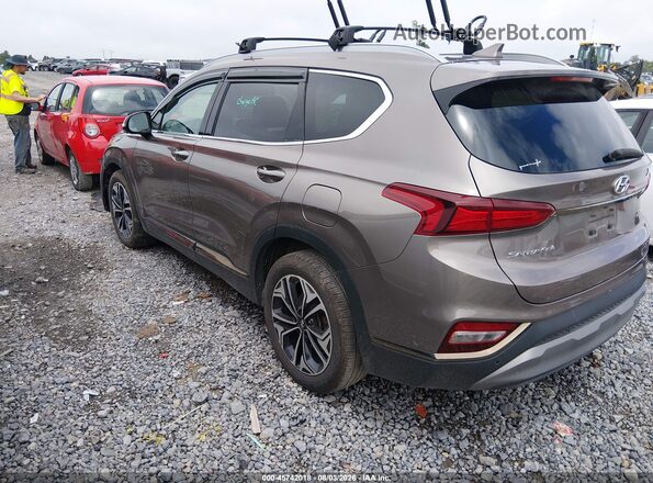 5NMS5CAA3LH267267 2020 HYUNDAI SANTA FE Brown Trasero izquierdo