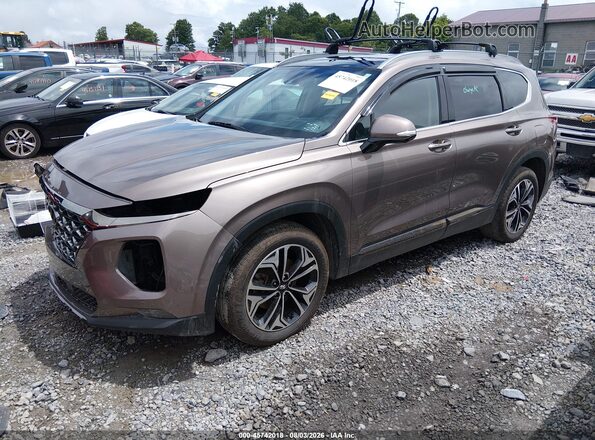 5NMS5CAA3LH267267 2020 HYUNDAI SANTA FE Brown Vista tres cuartos delantera izquierda
