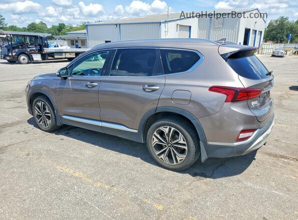 5NMS5CAA5KH097170 2019 HYUNDAI SANTA Серый Задняя левая четверть