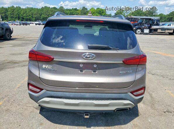 5NMS5CAA5KH097170 2019 HYUNDAI SANTA Серый Вид сзади
