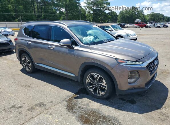 5NMS5CAA5KH097170 2019 HYUNDAI SANTA Серый Передняя правая четверть