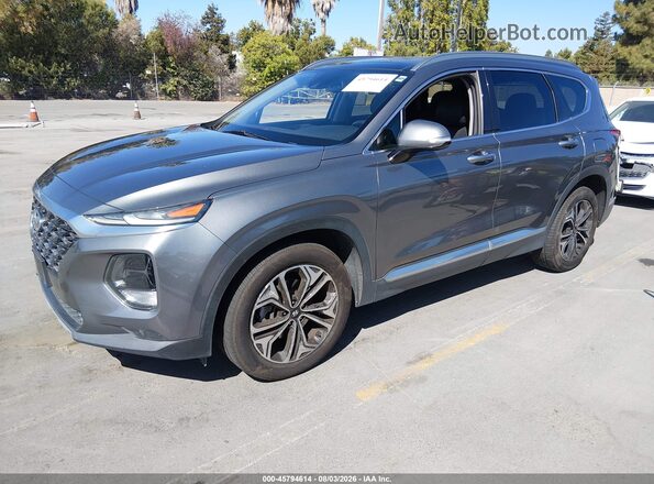 5NMS5CAA6KH033106 2019 HYUNDAI SANTA FE Gray Vista tres cuartos delantera izquierda