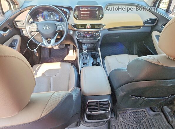 5NMS5CAA6LH201196 2020 HYUNDAI SANTA White Widok deski rozdzielczej