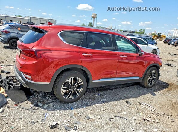 5NMS5CAA8KH070707 2019 HYUNDAI SANTA Red Tył prawy