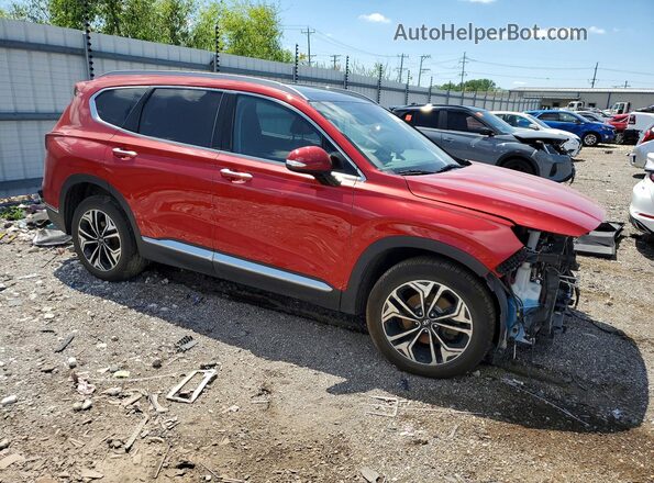 5NMS5CAA8KH070707 2019 HYUNDAI SANTA Red Przód prawy