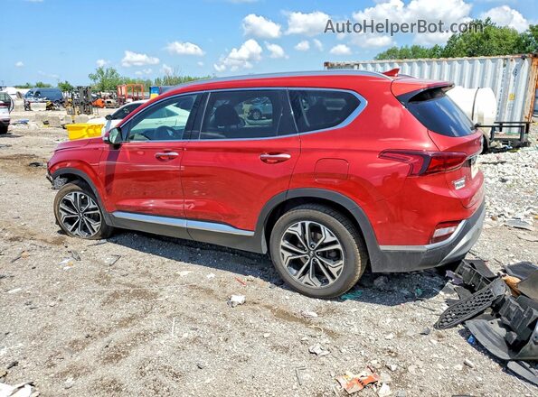 5NMS5CAA8KH070707 2019 HYUNDAI SANTA Red Tył lewy