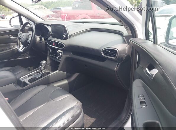 5NMS5CAA9KH017014 2019 HYUNDAI SANTA FE White Սալոնի դիմացի տեսք
