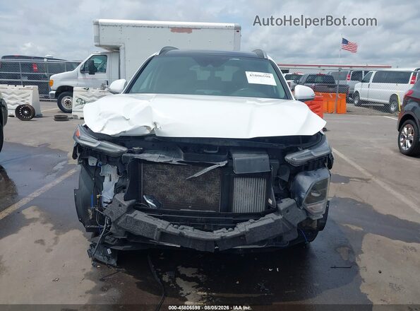 5NMS5CAA9KH017014 2019 HYUNDAI SANTA FE White Սալոնի հետևի տեսք