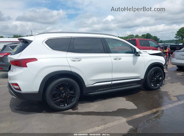 5NMS5CAA9KH017014 2019 HYUNDAI SANTA FE White Սալոնի 360 աստիճան տեսք