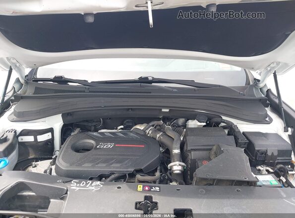 5NMS5CAA9KH017014 2019 HYUNDAI SANTA FE White Հետևի տեսք