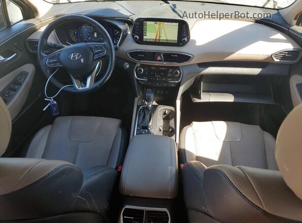 5NMS5CAA9KH079190 2019 HYUNDAI SANTA Brown წინა პანელის ხედი