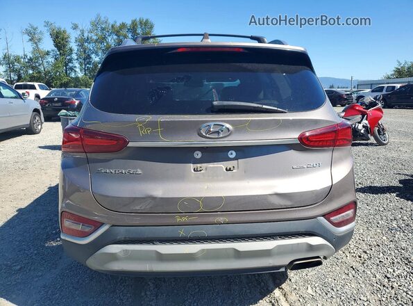 5NMS5CAA9KH079190 2019 HYUNDAI SANTA Brown უკანა ხედი