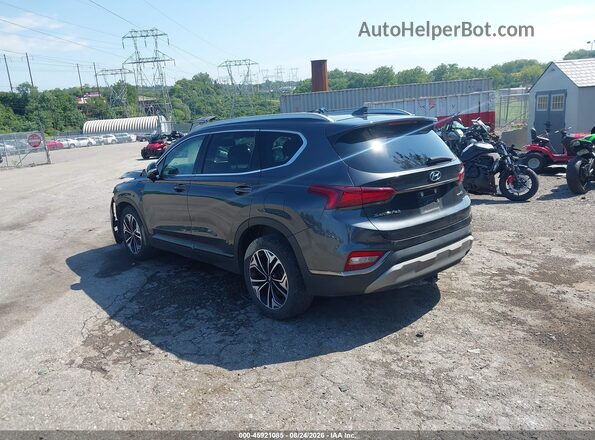 5NMS5CAAXLH288214 2020 HYUNDAI SANTA FE Gray Trasero izquierdo