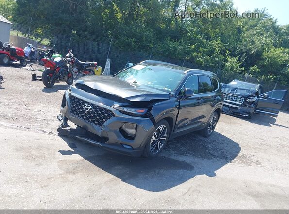 5NMS5CAAXLH288214 2020 HYUNDAI SANTA FE Gray Vista tres cuartos delantera izquierda