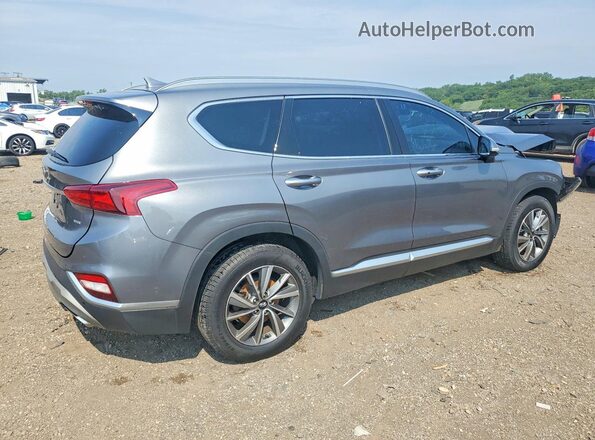 5NMS5CAD2KH128126 2019 HYUNDAI SANTA Gray Tył prawy