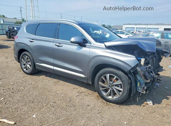 5NMS5CAD2KH128126 2019 HYUNDAI SANTA Gray Przód prawy
