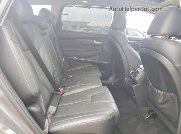 5NMS5CAD2KH128126 2019 HYUNDAI SANTA Gray Widok wnętrza z tyłu