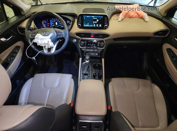 5NMS5CAD2LH290856 2020 HYUNDAI SANTA Black Dashboard view