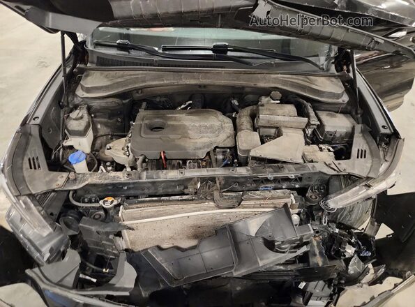 5NMS5CAD2LH290856 2020 HYUNDAI SANTA Black Engine compartment view