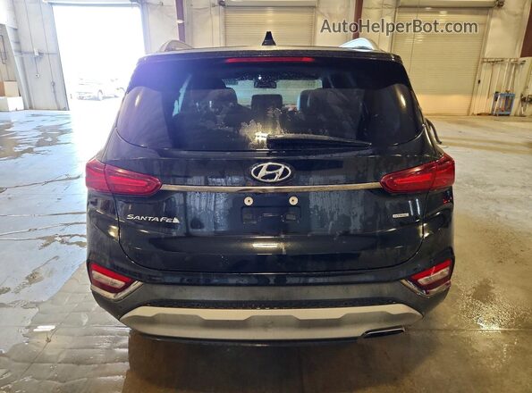 5NMS5CAD2LH290856 2020 HYUNDAI SANTA Black Rear view