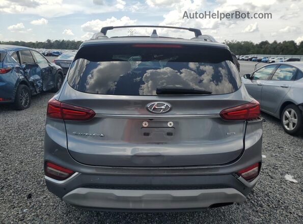 5NMS5CAD3KH062458 2019 HYUNDAI SANTA Gray Rear view