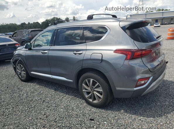 5NMS5CAD3KH062458 2019 HYUNDAI SANTA Gray Rear left