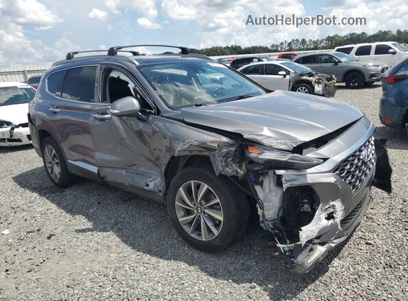 5NMS5CAD3KH062458 2019 HYUNDAI SANTA Gray Front right