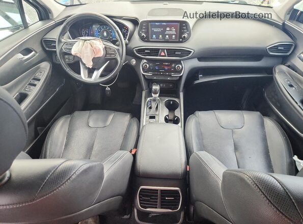 5NMS5CAD3KH062458 2019 HYUNDAI SANTA Gray Dashboard view