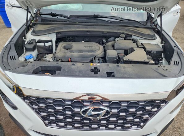 5NMS5CAD3LH297105 2020 HYUNDAI SANTA White Engine compartment view