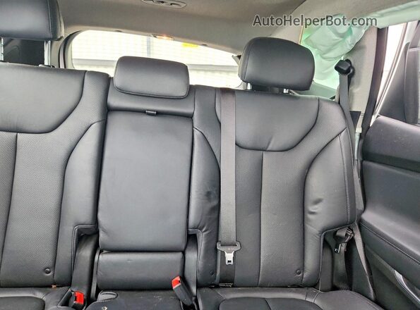 5NMS5CAD3LH297105 2020 HYUNDAI SANTA White Rear seats view