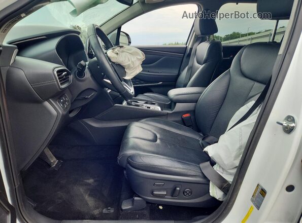 5NMS5CAD3LH297105 2020 HYUNDAI SANTA White Front interior view